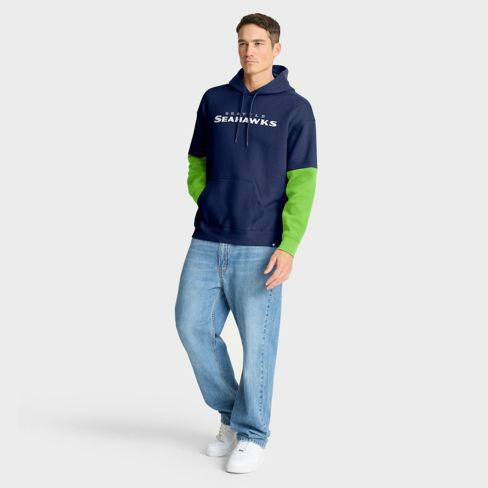 Fanatics Seattle Seahawks Helmet Pullover Hoodie College Navy