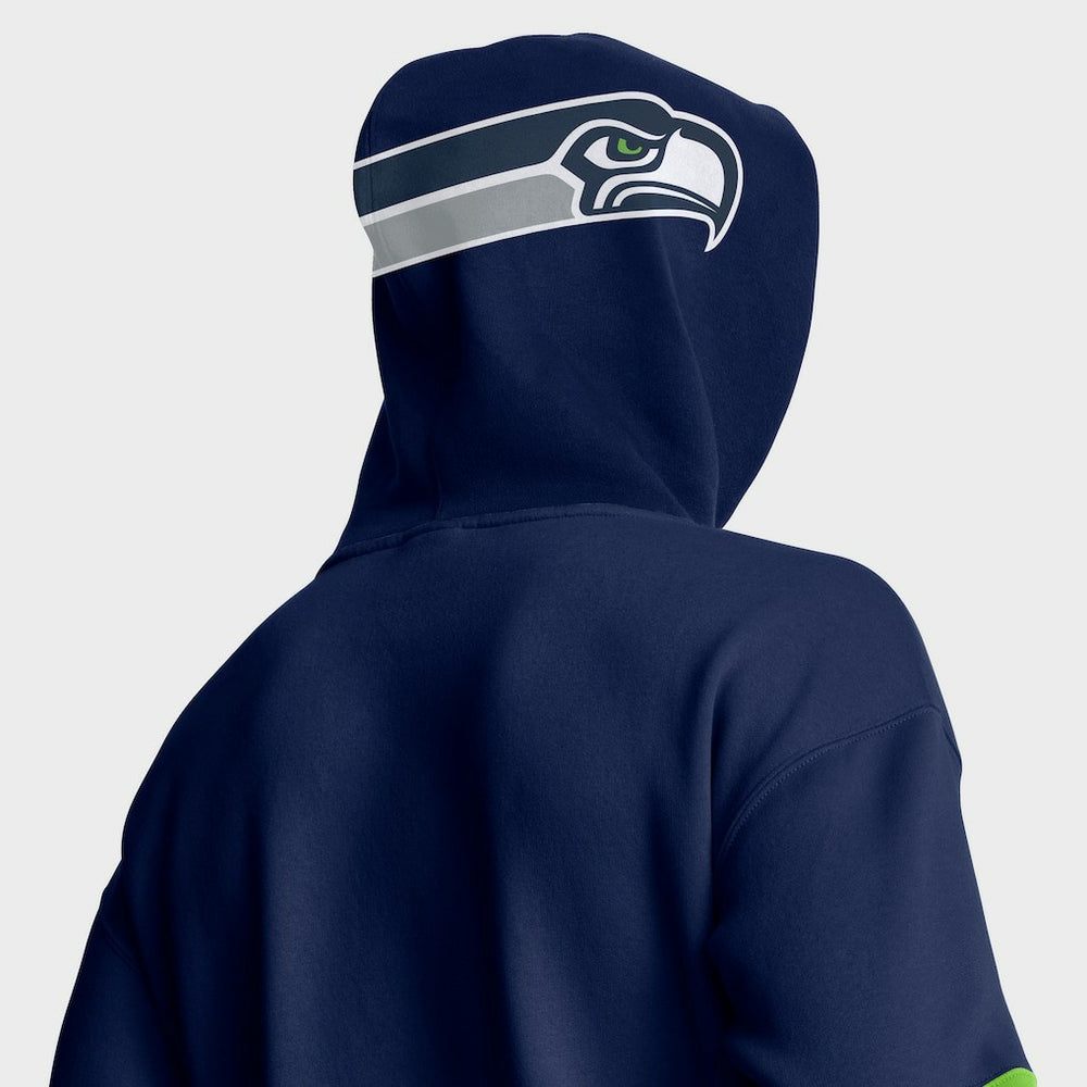 Fanatics Seattle Seahawks Helmet Pullover Hoodie College Navy
