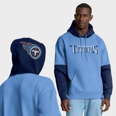 Fanatics Tennessee Titans Helmet Pullover Hoodie Light Blue