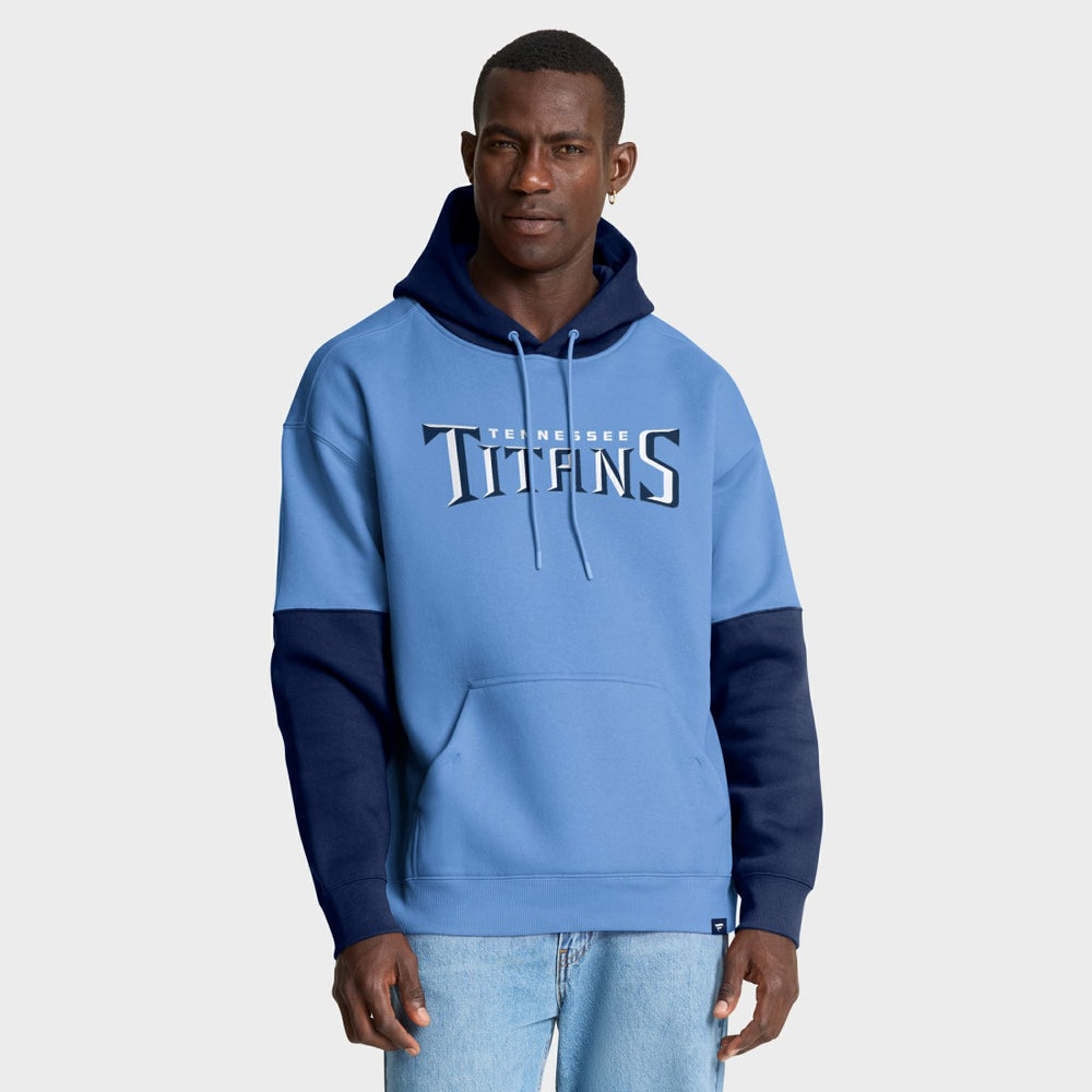 Fanatics Tennessee Titans Helmet Pullover Hoodie Light Blue
