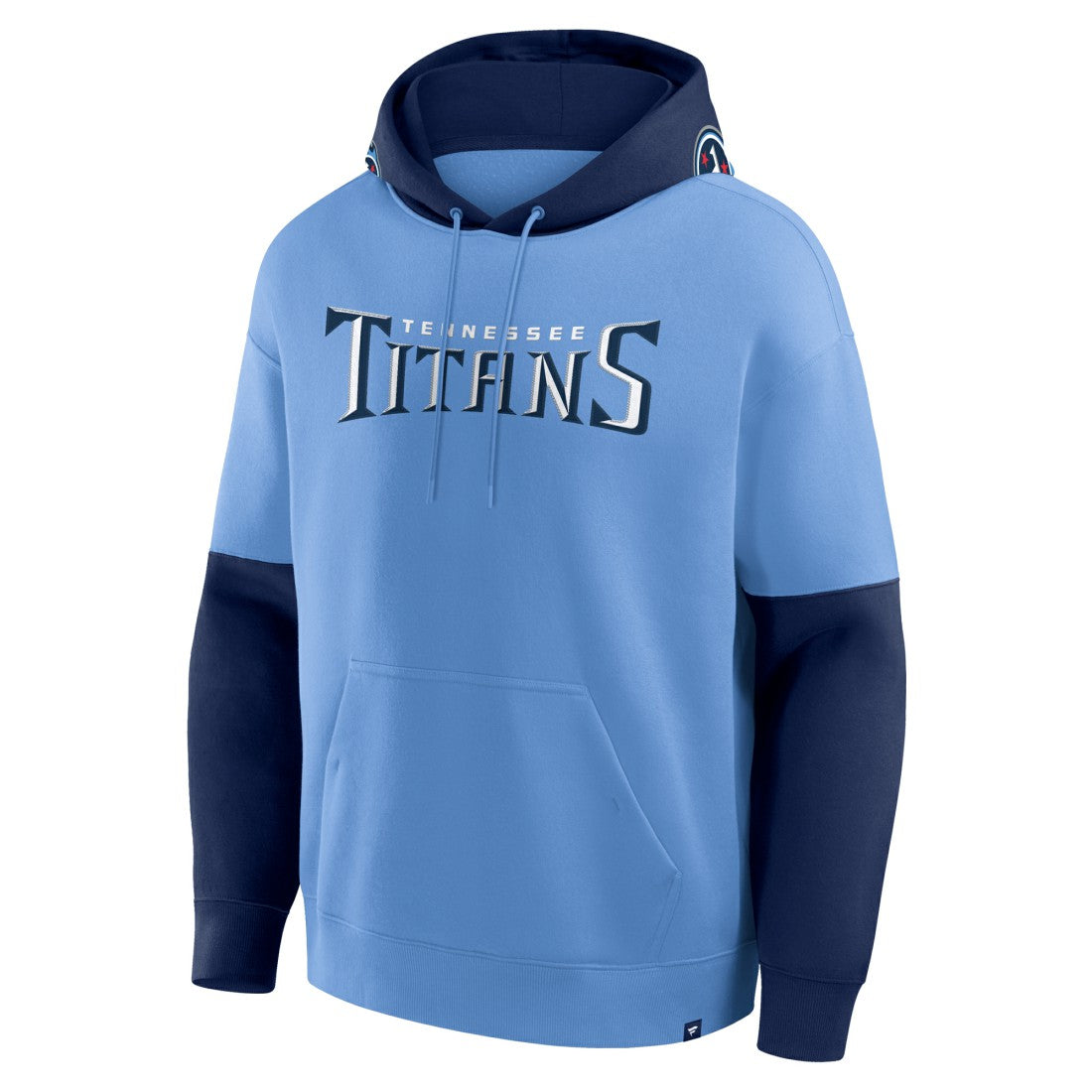 Fanatics Tennessee Titans Helmet Pullover Hoodie Light Blue
