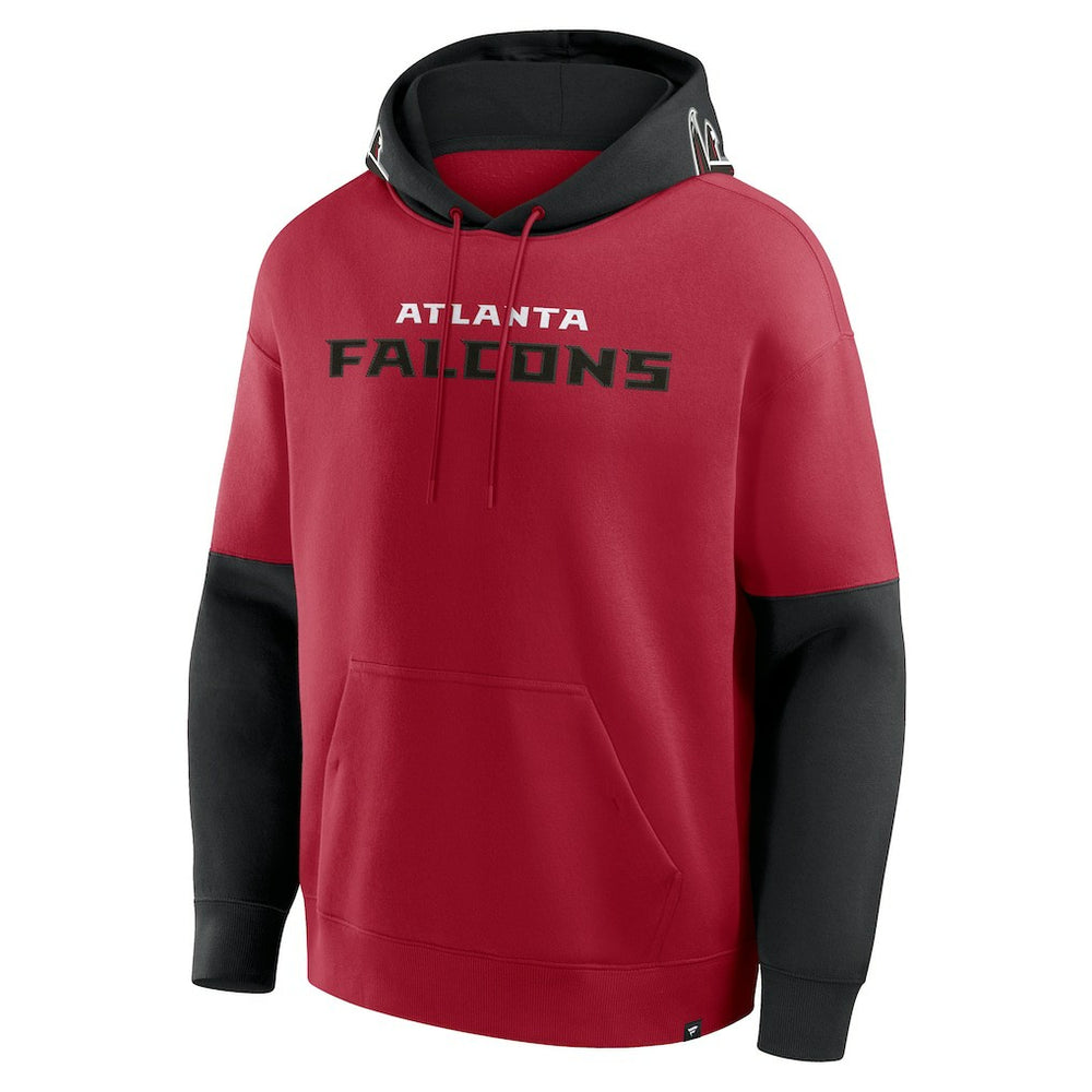 Fanatics Atlanta Falcons Helmet Pullover Hoodie Red