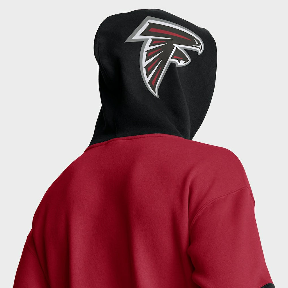 Fanatics Atlanta Falcons Helmet Pullover Hoodie Red