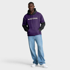 Fanatics Baltimore Ravens Helmet Pullover Hoodie Purple
