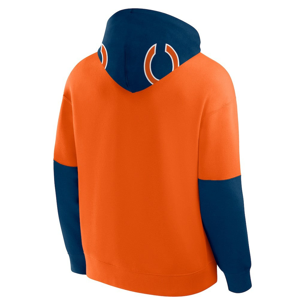 Fanatics Chicago Bears Helmet Pullover Hoodie Orange