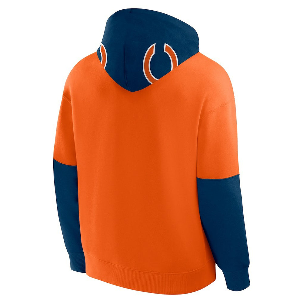 Fanatics Chicago Bears Helmet Pullover Hoodie Orange