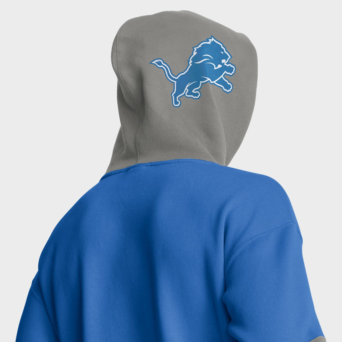 Fanatics Detroit Lions Helmet Pullover Hoodie Blue