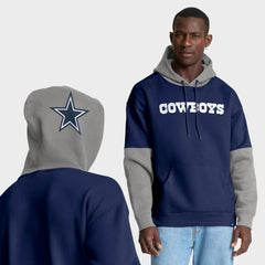 Fanatics Dallas Cowboys Helmet Pullover Hoodie Navy