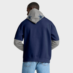Fanatics Dallas Cowboys Helmet Pullover Hoodie Navy
