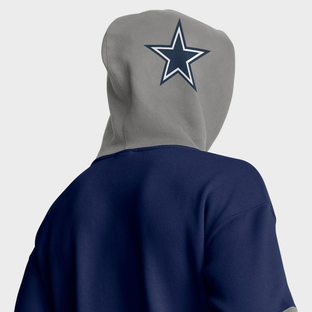 Fanatics Dallas Cowboys Helmet Pullover Hoodie Navy