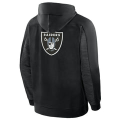 Fanatics Las Vegas Raiders Checkdown Pass Full-Zip Hoodie Black