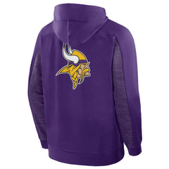 Fanatics Minnesota Vikings Checkdown Pass Full-Zip Hoodie Purple