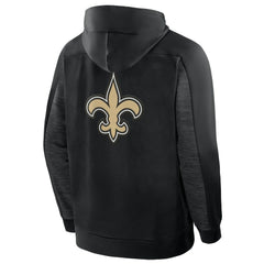 Fanatics New Orleans Saints Checkdown Pass Full-Zip Hoodie Black