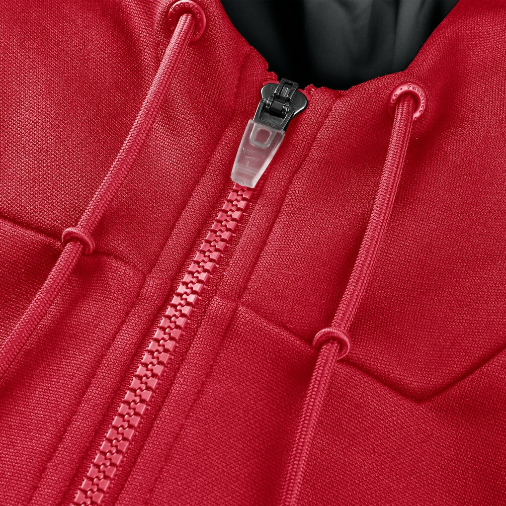 Fanatics San Francisco 49ers Checkdown Pass Full-Zip Hoodie Scarlet