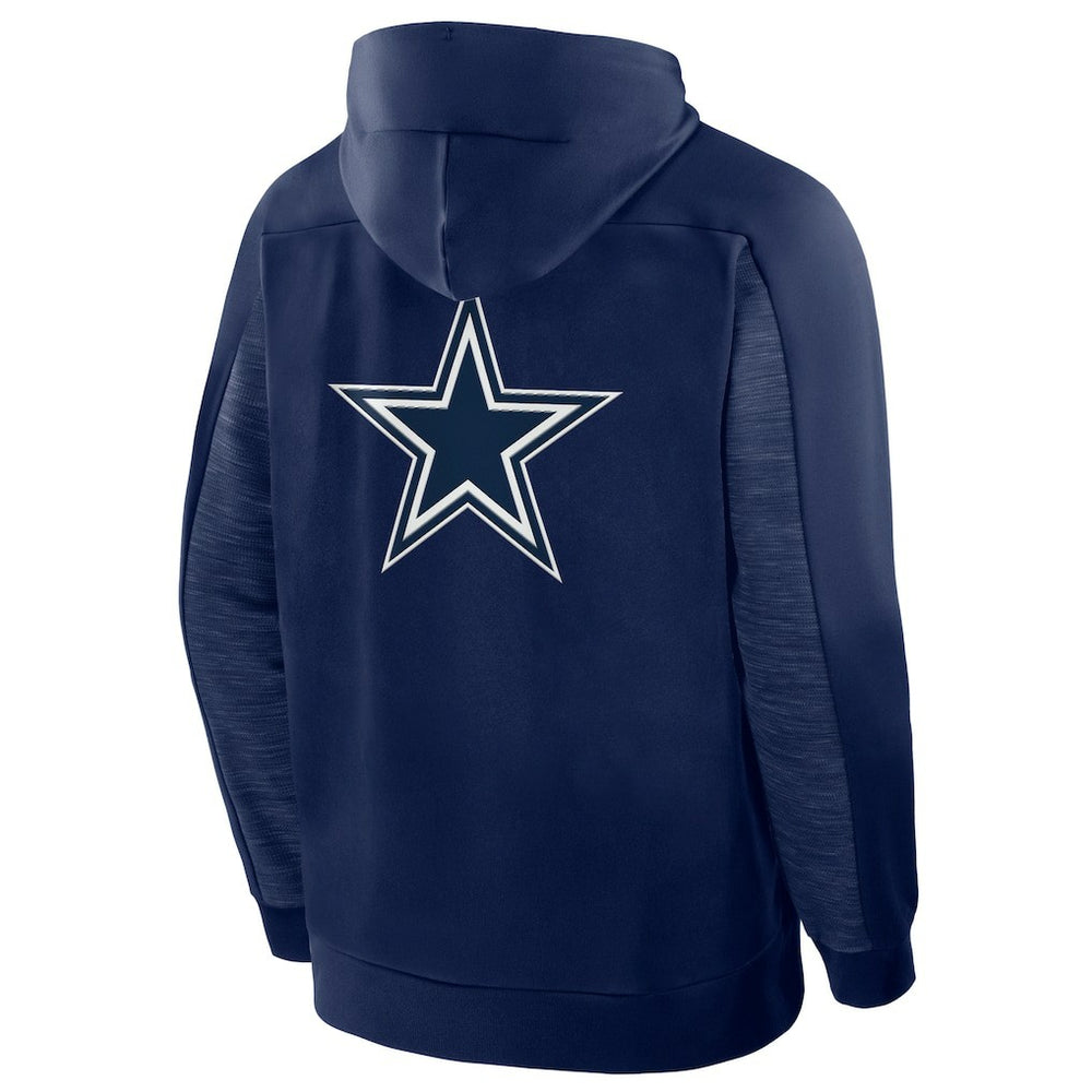 Fanatics Dallas Cowboys Checkdown Pass Full-Zip Hoodie Navy