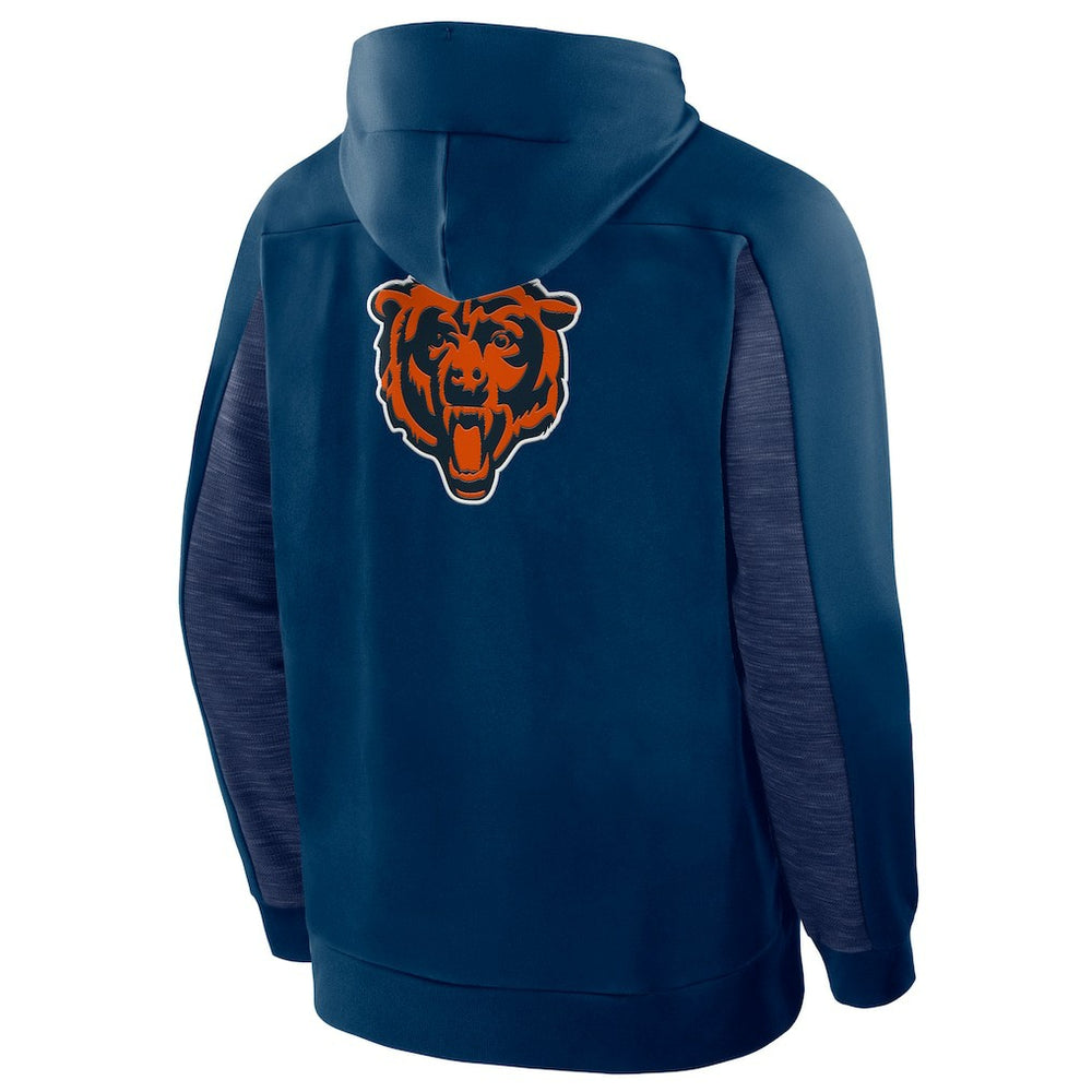 Fanatics Chicago Bears Checkdown Pass Full-Zip Hoodie Navy