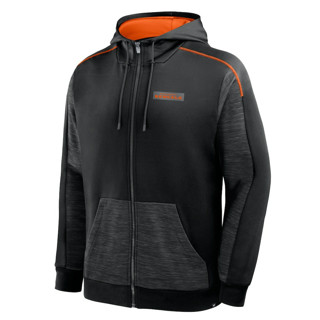 Fanatics Cincinnati Bengals Checkdown Pass Full-Zip Hoodie Black