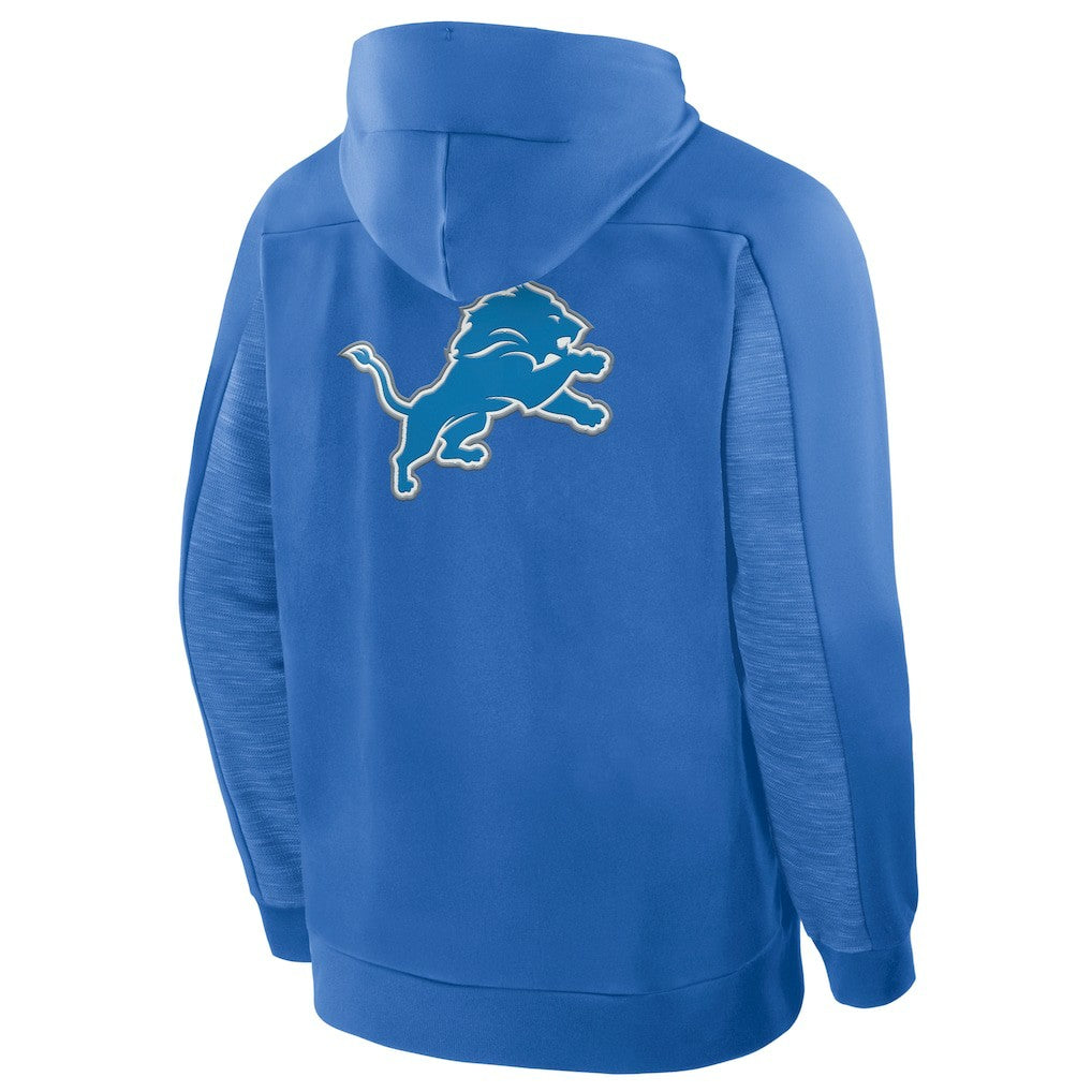 Fanatics Detroit Lions Checkdown Pass Full-Zip Hoodie Blue