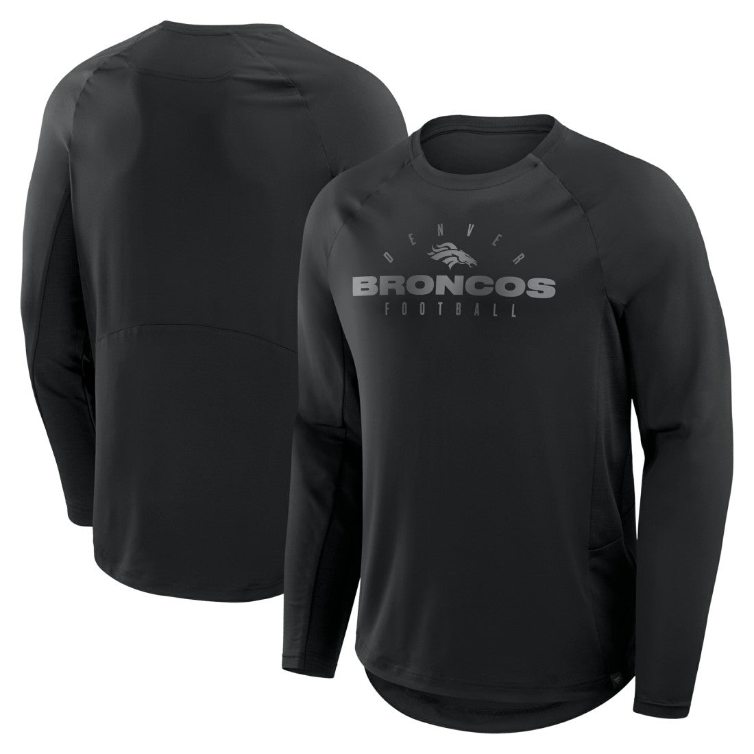 Fanatics Denver Broncos Coverage Scheme Long Sleeve T-Shirt Black