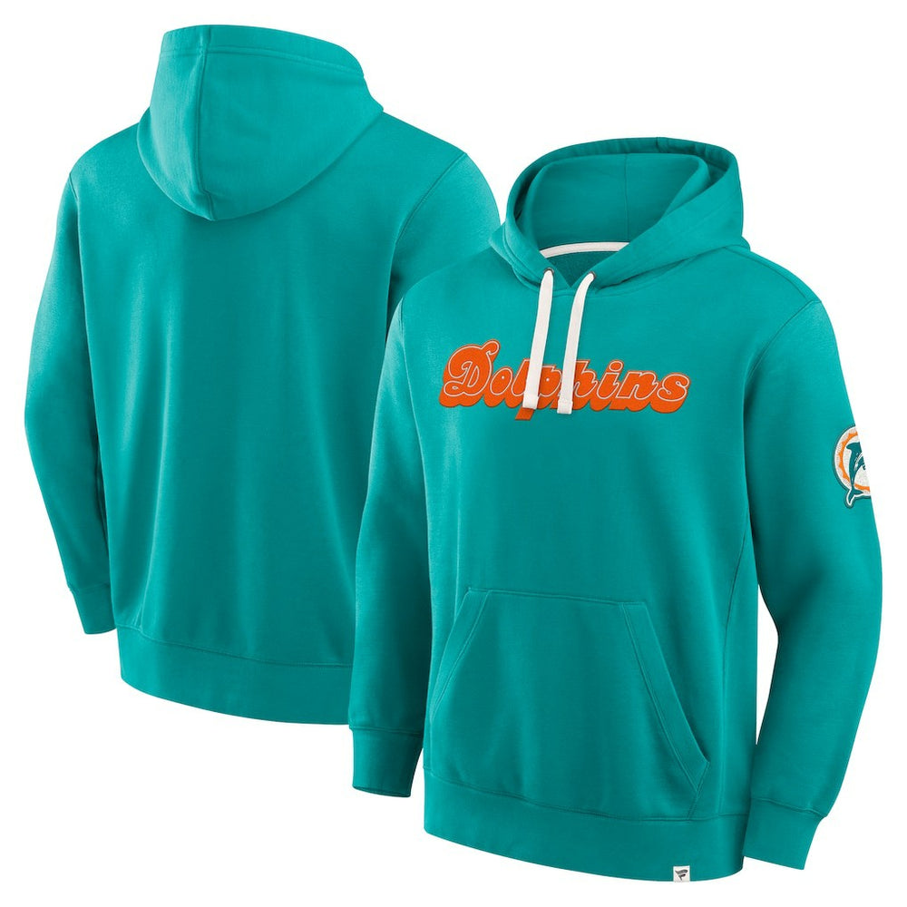 Fanatics Miami Dolphins New Horizons Heritage Pullover Hoodie Aqua