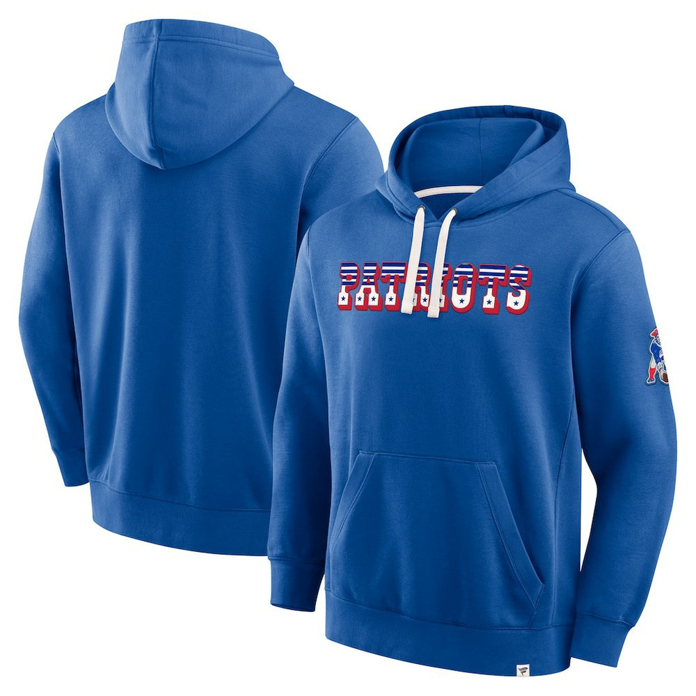 Fanatics New England Patriots New Horizons Heritage Pullover Hoodie Royal