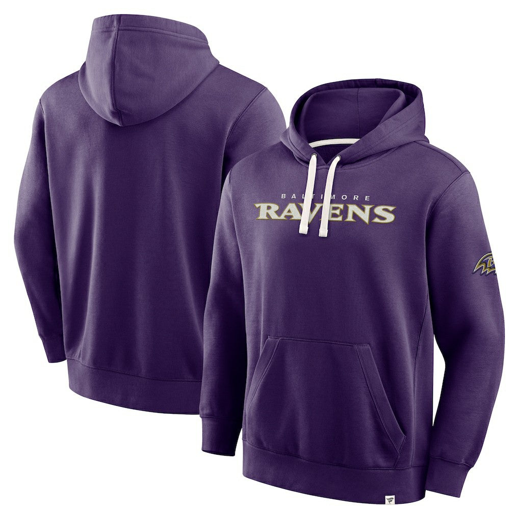 Fanatics Baltimore Ravens New Horizons Heritage Pullover Hoodie Purple