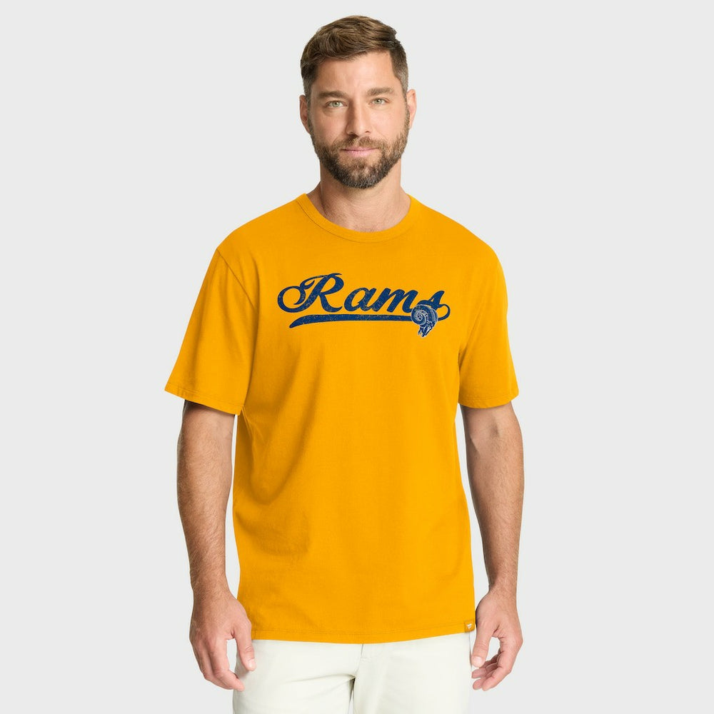 Fanatics Los Angeles Rams Fluid Motion Legacy T-Shirt Gold