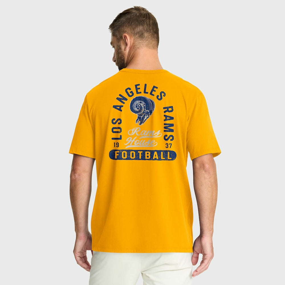 Fanatics Los Angeles Rams Fluid Motion Legacy T-Shirt Gold
