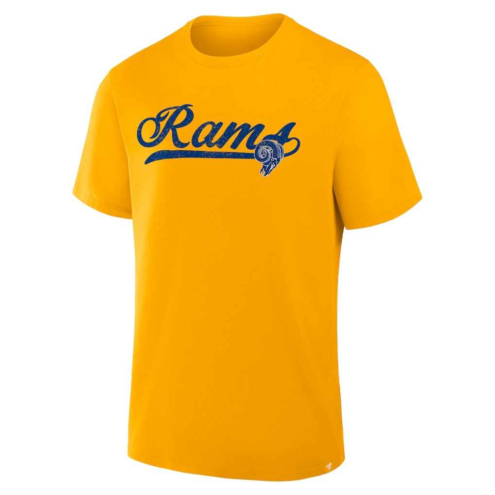 Fanatics Los Angeles Rams Fluid Motion Legacy T-Shirt Gold