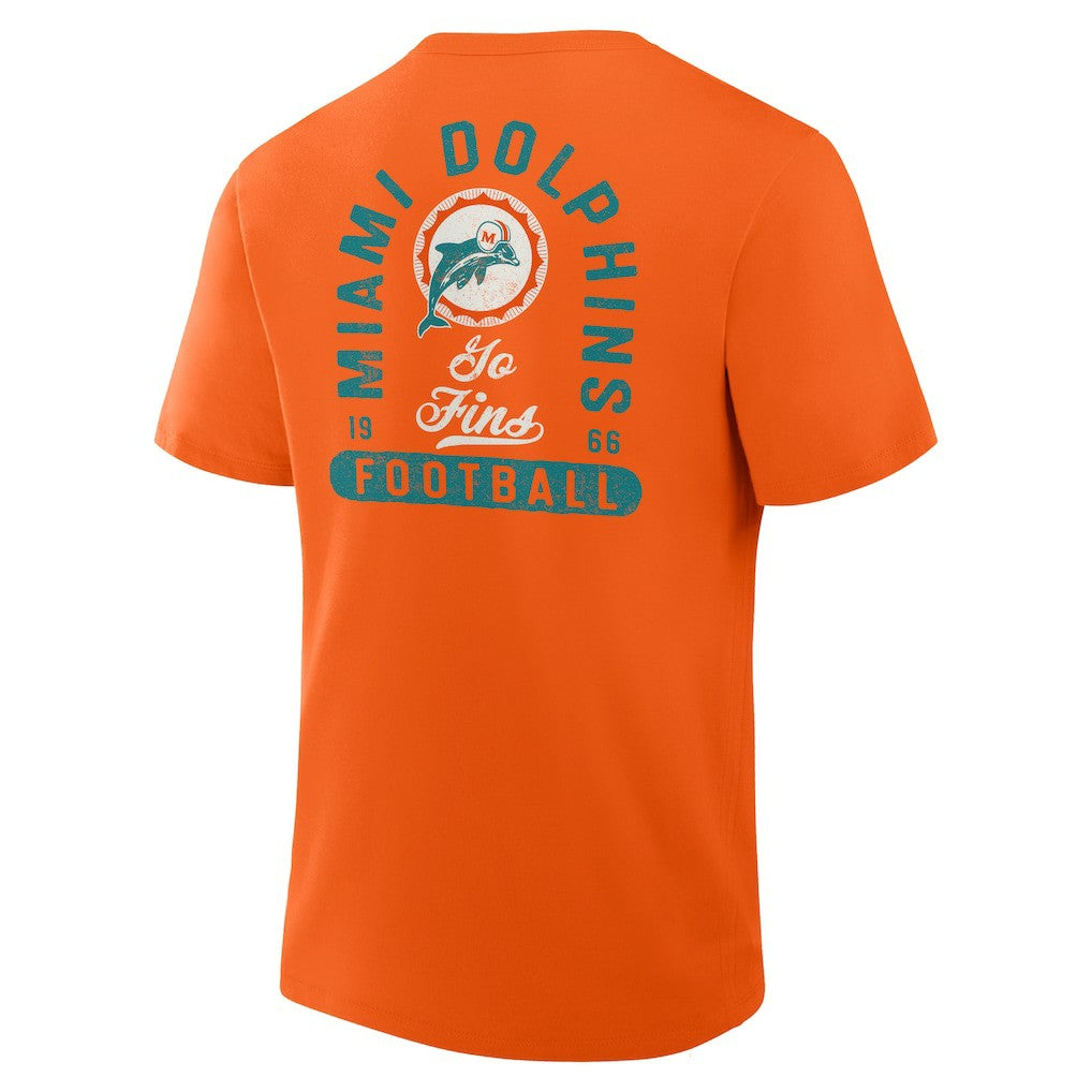 Fanatics Miami Dolphins Fluid Motion Legacy T-Shirt Orange