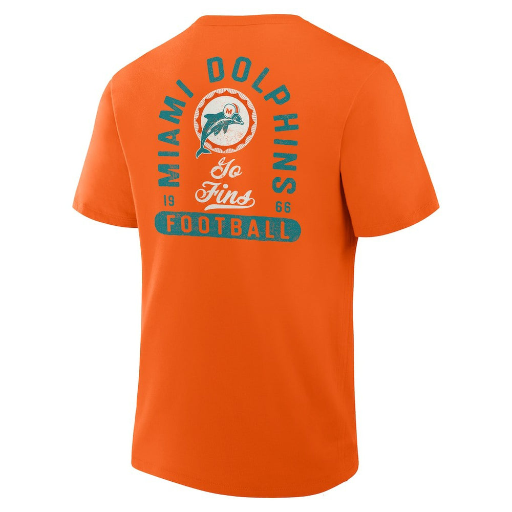 Fanatics Miami Dolphins Fluid Motion Legacy T-Shirt Orange