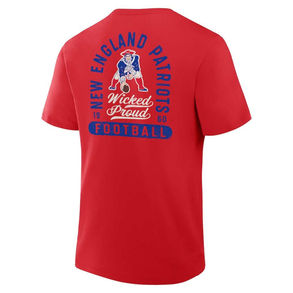 Fanatics New England Patriots Fluid Motion Legacy T-Shirt Red