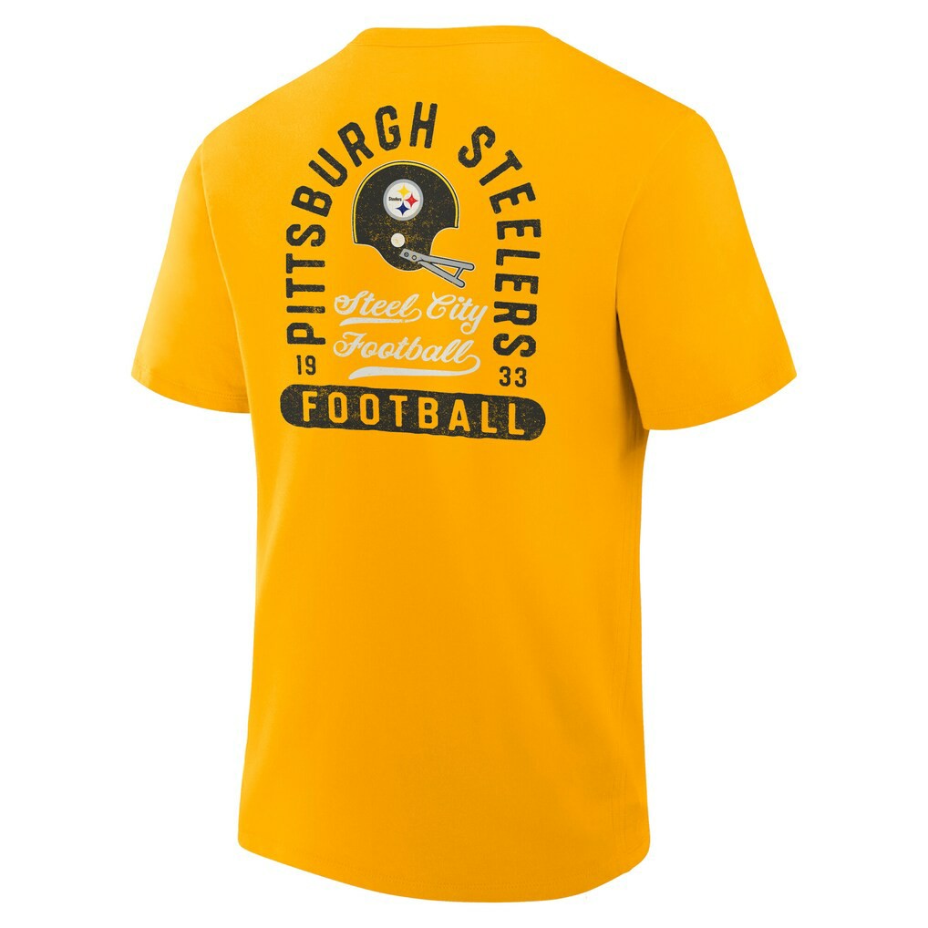 Fanatics Pittsburgh Steelers Fluid Motion Legacy T-Shirt Gold