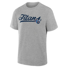 Fanatics Tennessee Titans Fluid Motion Legacy T-Shirt Heather Gray