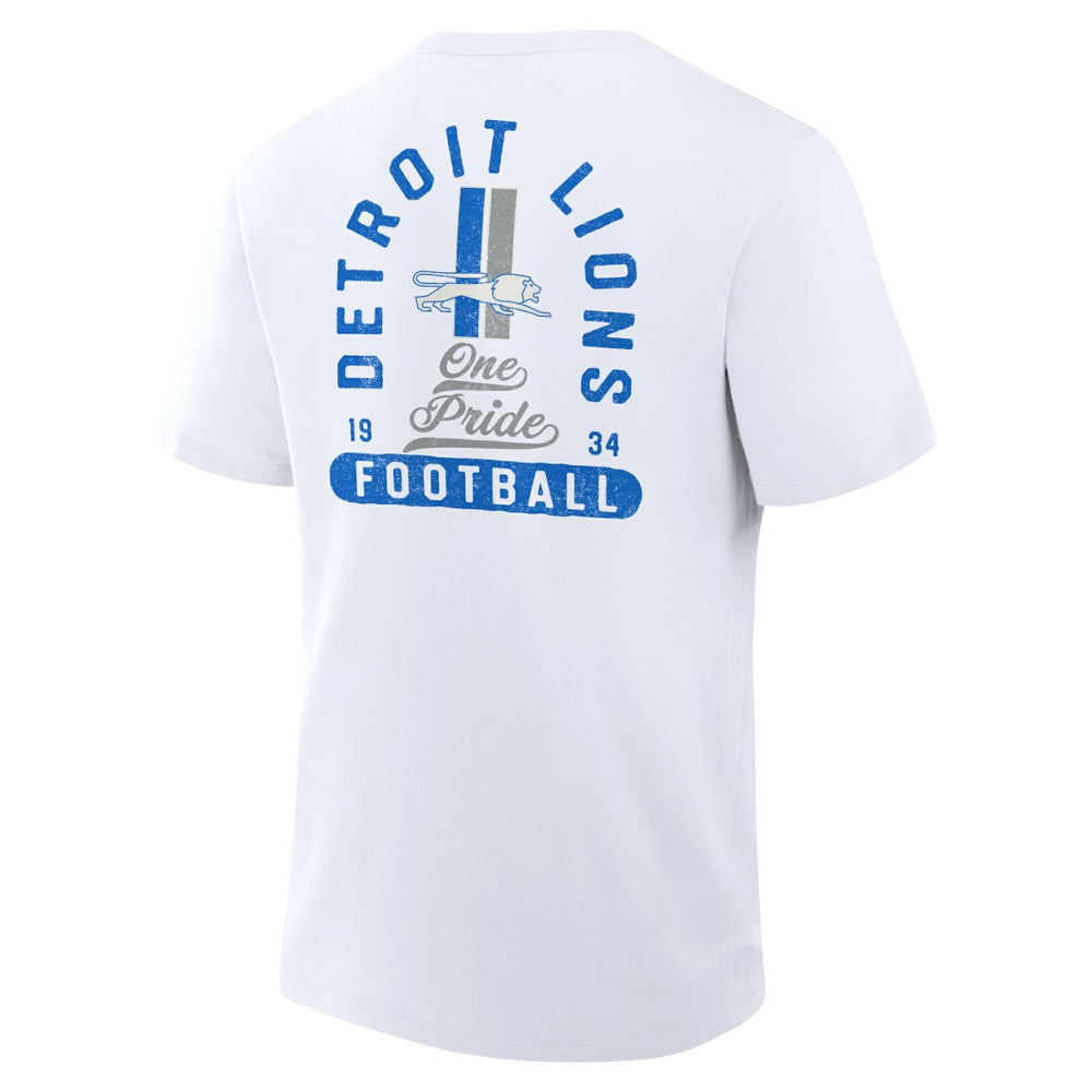 Fanatics Detroit Lions Fluid Motion Legacy T-Shirt White