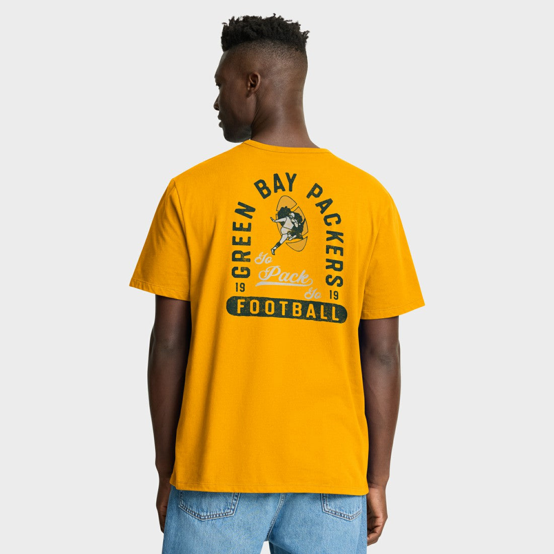 Fanatics Green Bay Packers Fluid Motion Legacy T-Shirt Gold