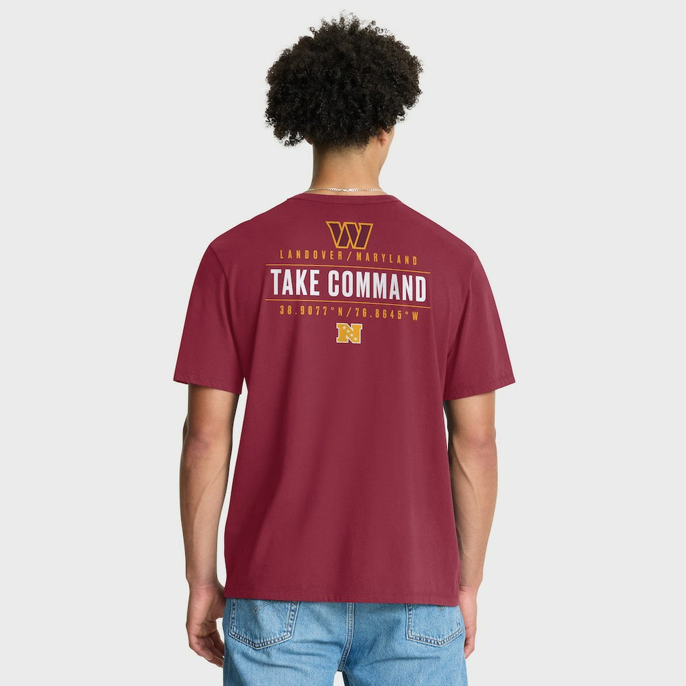 Fanatics Washington Commanders Passing Pocket Legacy T-Shirt Burgundy