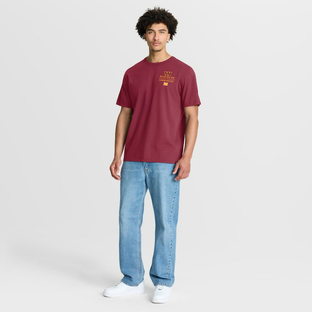 Fanatics Washington Commanders Passing Pocket Legacy T-Shirt Burgundy