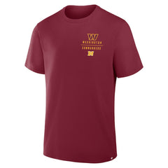 Fanatics Washington Commanders Passing Pocket Legacy T-Shirt Burgundy