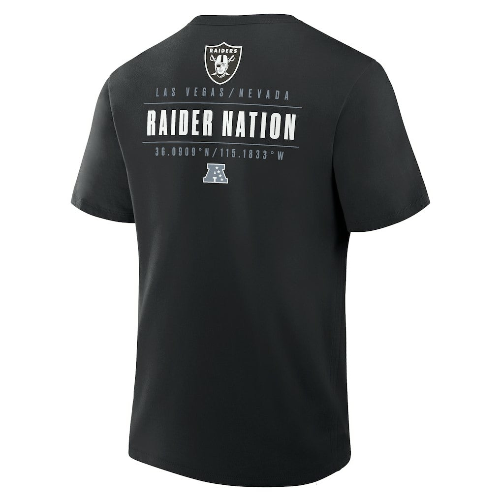 Fanatics Las Vegas Raiders Passing Pocket Legacy T-Shirt Black