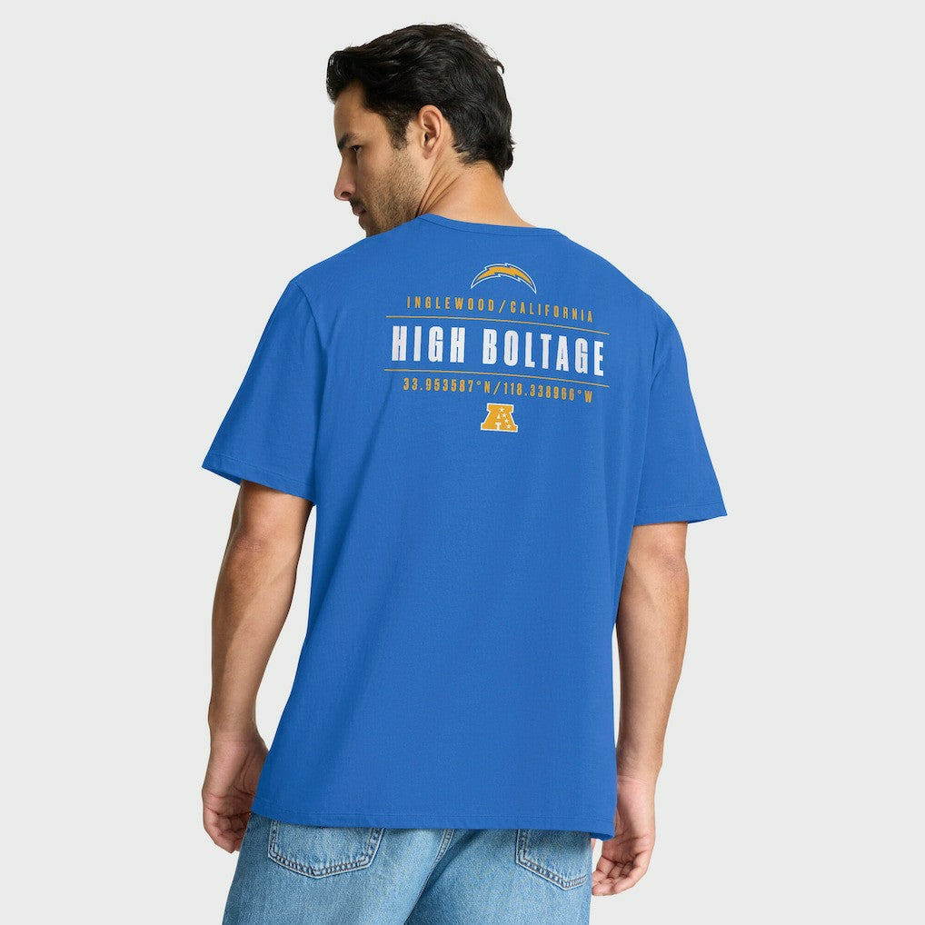 Fanatics Los Angeles Chargers Passing Pocket Legacy T-Shirt Powder Blue