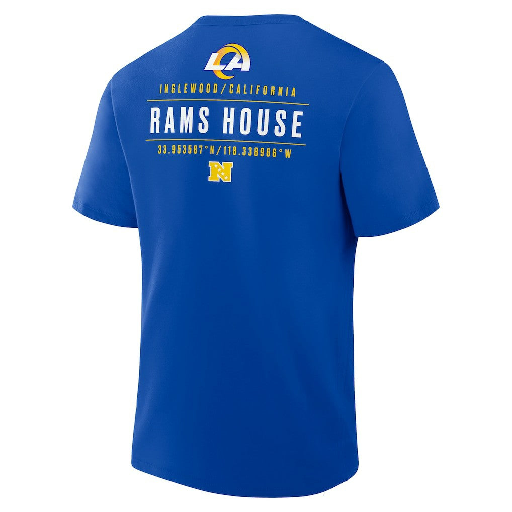 Fanatics Los Angeles Rams Passing Pocket Legacy T-Shirt Royal