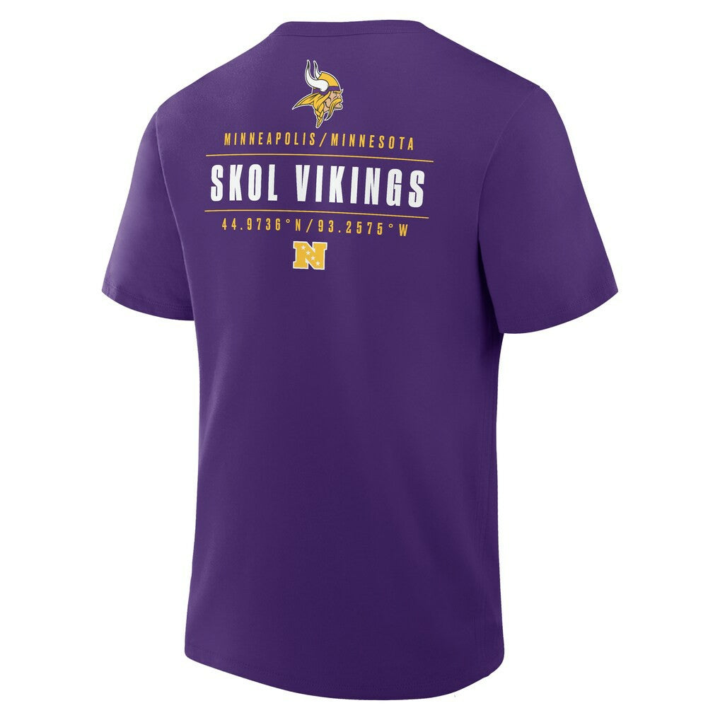 Fanatics Minnesota Vikings Passing Pocket Legacy T-Shirt Purple