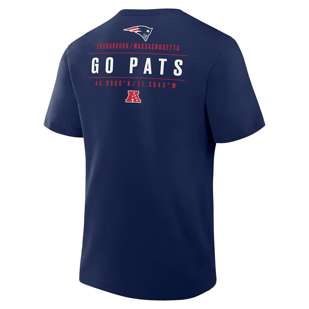 Fanatics New England Patriots Passing Pocket Legacy T-Shirt Navy
