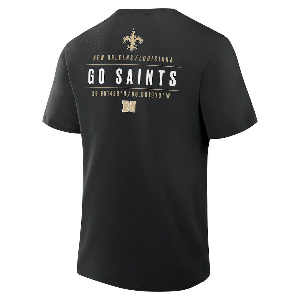 Fanatics New Orleans Saints Passing Pocket Legacy T-Shirt Black