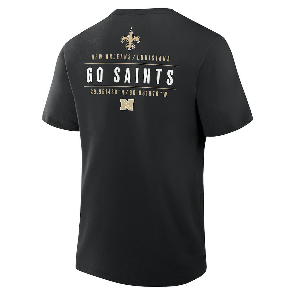 Fanatics New Orleans Saints Passing Pocket Legacy T-Shirt Black