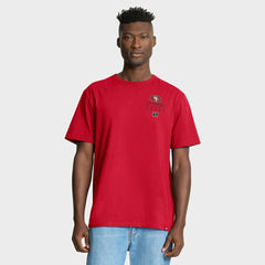 Fanatics San Francisco 49ers Passing Pocket Legacy T-Shirt Scarlet