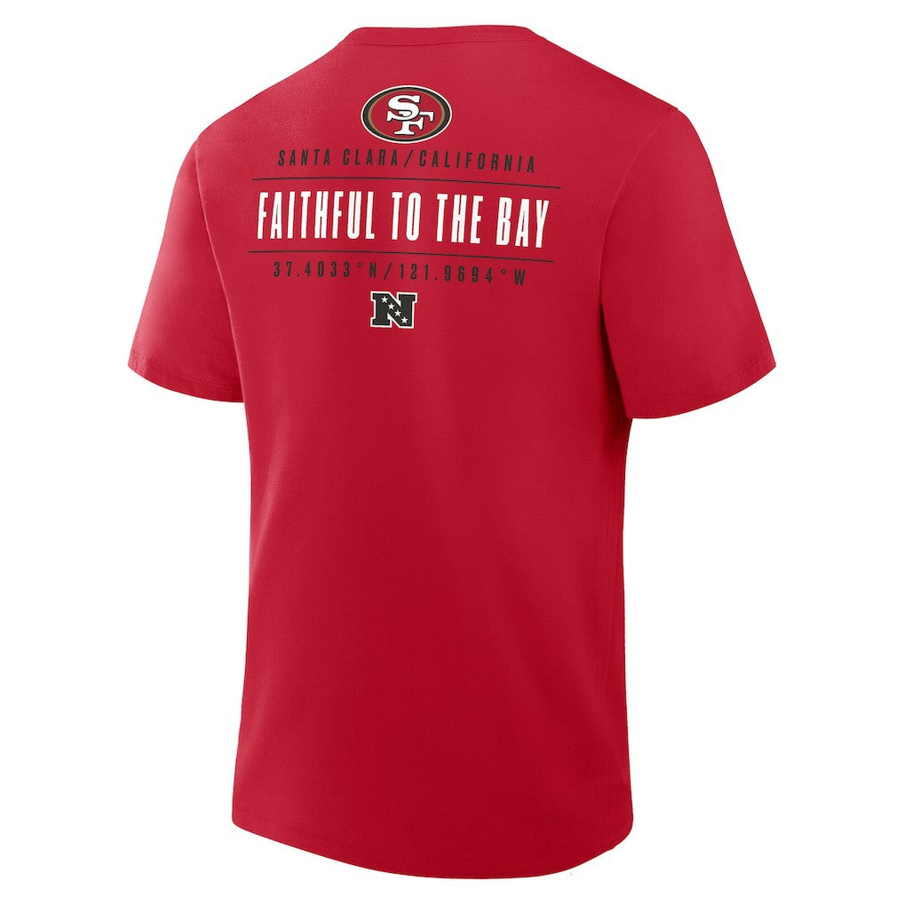 Fanatics San Francisco 49ers Passing Pocket Legacy T-Shirt Scarlet