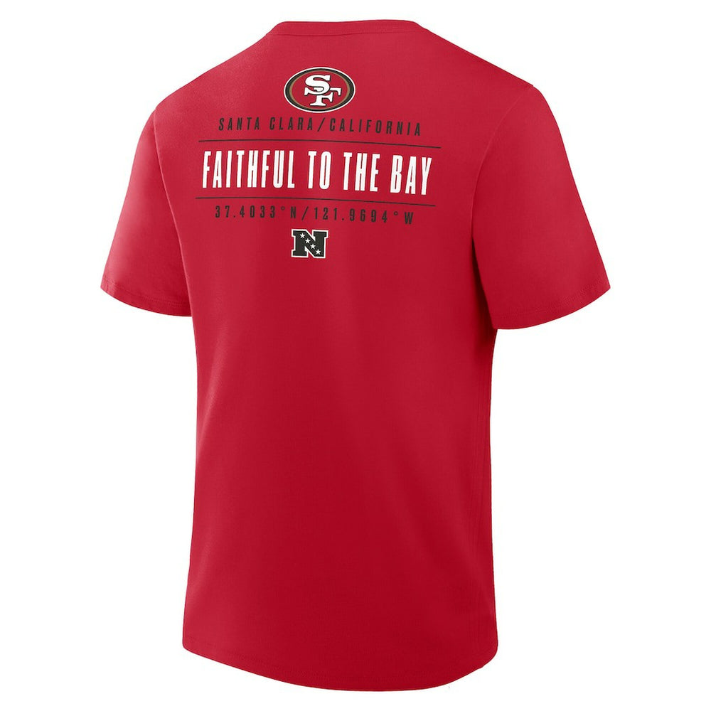Fanatics San Francisco 49ers Passing Pocket Legacy T-Shirt Scarlet