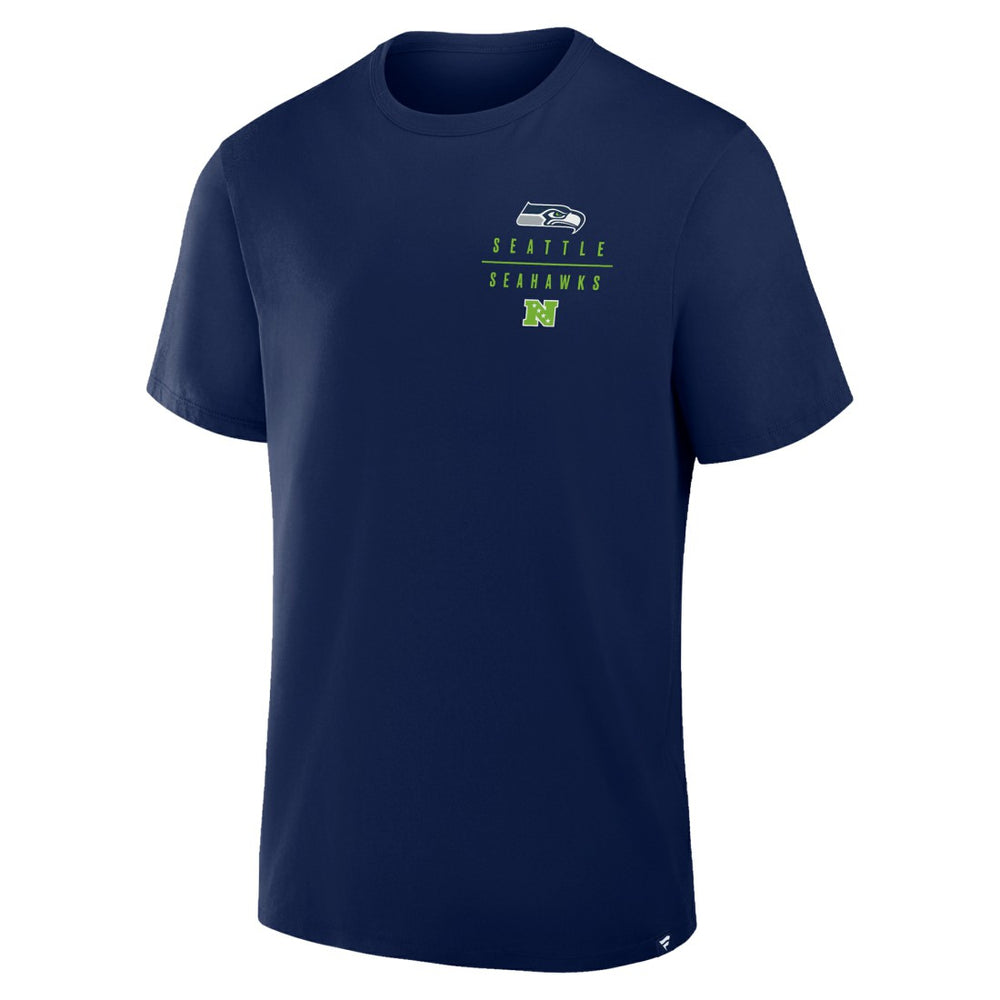 Fanatics Seattle Seahawks Passing Pocket Legacy T-Shirt College Navy